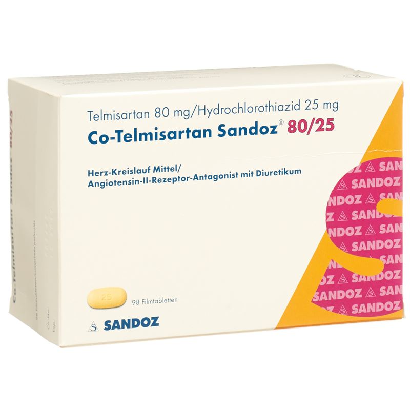 CO-TELMISARTAN Sandoz Filmtabl 80/25 98 Stk