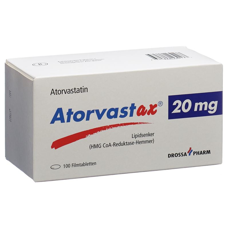 ATORVASTAX Filmtabl 20 mg 100 Stk