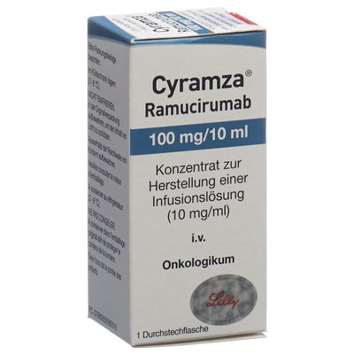 CYRAMZA Inf Konz 100 mg/10ml Durchstf