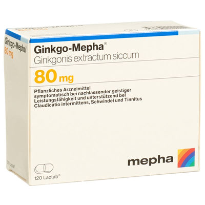 GINKGO Mepha Filmtabl 80 mg 120 Stk