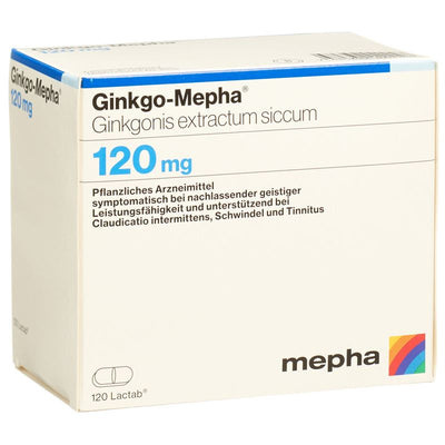 GINKGO Mepha Filmtabl 120 mg 120 Stk