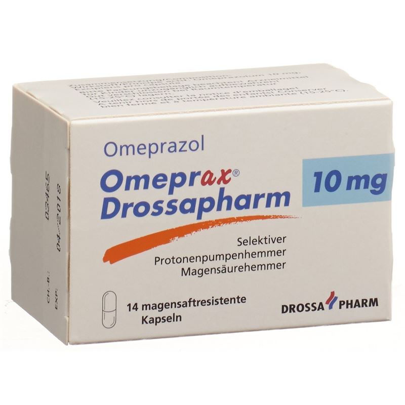 OMEPRAX Drossapharm Kaps 10 mg Ds 14 Stk