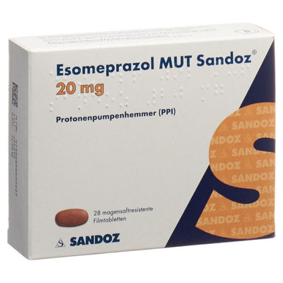 ESOMEPRAZOL MUT Sandoz Filmtabl 20 mg 28 Stk