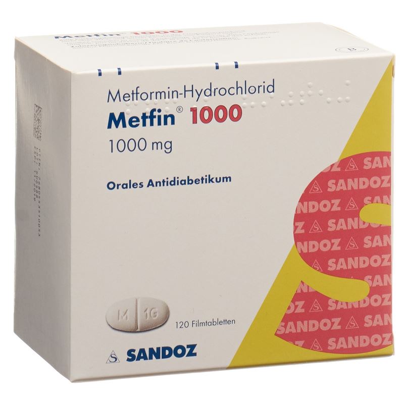 METFIN Filmtabl 1000 mg 120 Stk