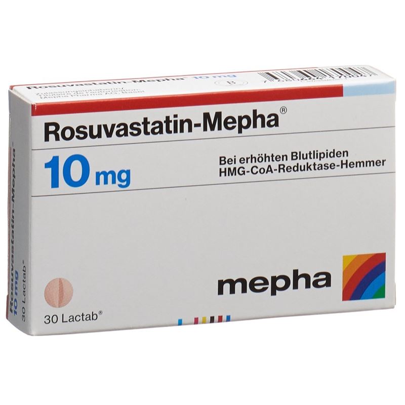 ROSUVASTATIN Mepha Filmtabl 10 mg 30 Stk