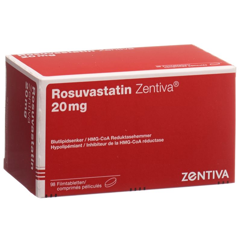 ROSUVASTATIN Zentiva Filmtabl 20 mg 98 Stk