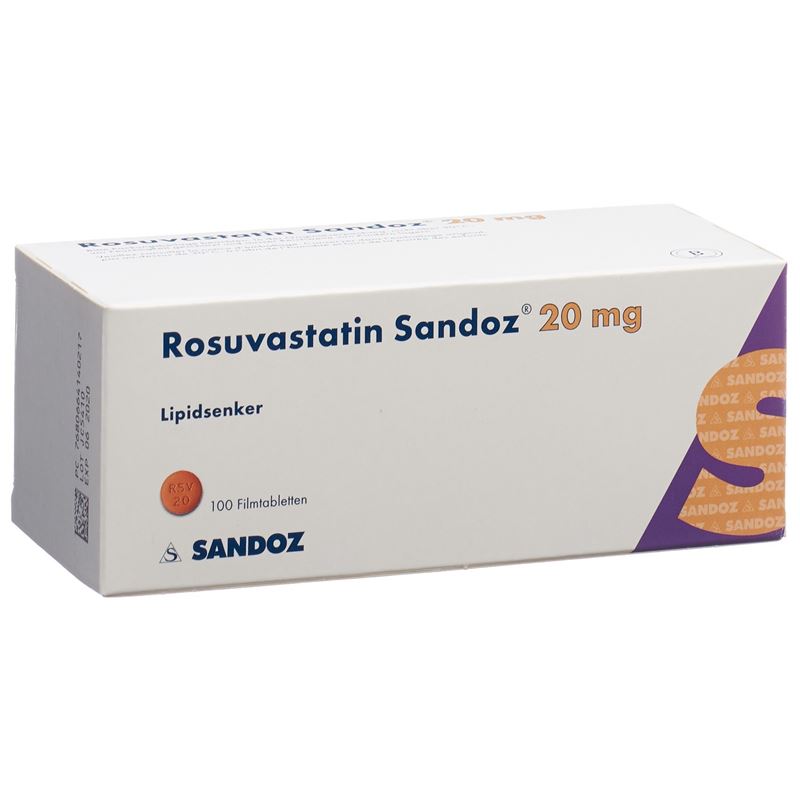 ROSUVASTATIN Sandoz Filmtabl 20 mg 100 Stk