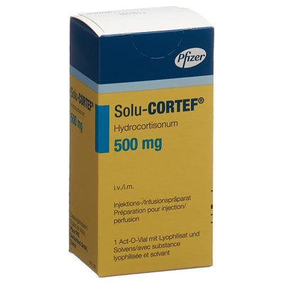 SOLU-CORTEF Trockensub 500 mg c Solv 4 ml