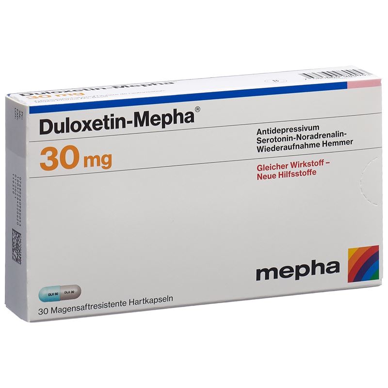 DULOXETIN Mepha Kaps 30 mg 30 Stk