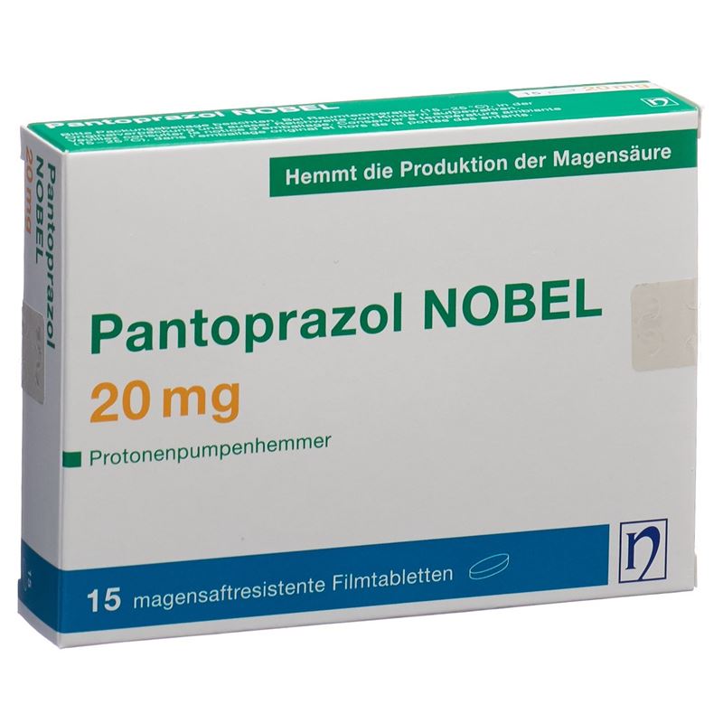 PANTOPRAZOL NOBEL Filmtabl 20 mg 15 Stk