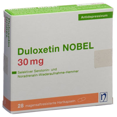 DULOXETIN NOBEL Kaps 30 mg 28 Stk