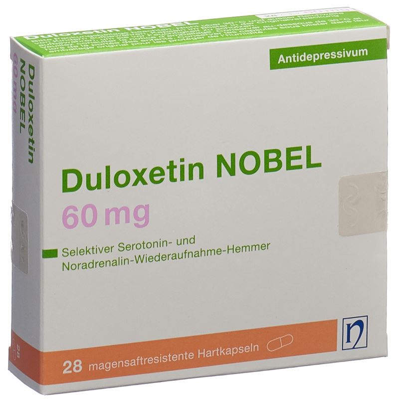 DULOXETIN NOBEL Kaps 60 mg 28 Stk