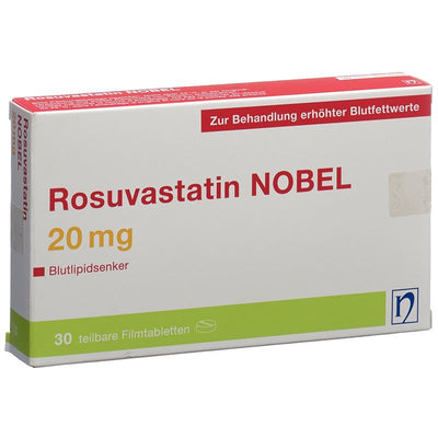 ROSUVASTATIN NOBEL Filmtabl 20 mg 30 Stk