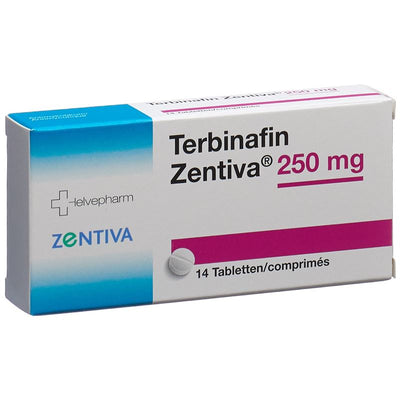 TERBINAFIN Zentiva Tabl 250 mg 14 Stk