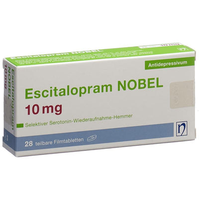 ESCITALOPRAM NOBEL Filmtabl 10 mg 28 Stk