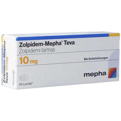 ZOLPIDEM Mepha Teva Lactab 10 mg 30 Stk