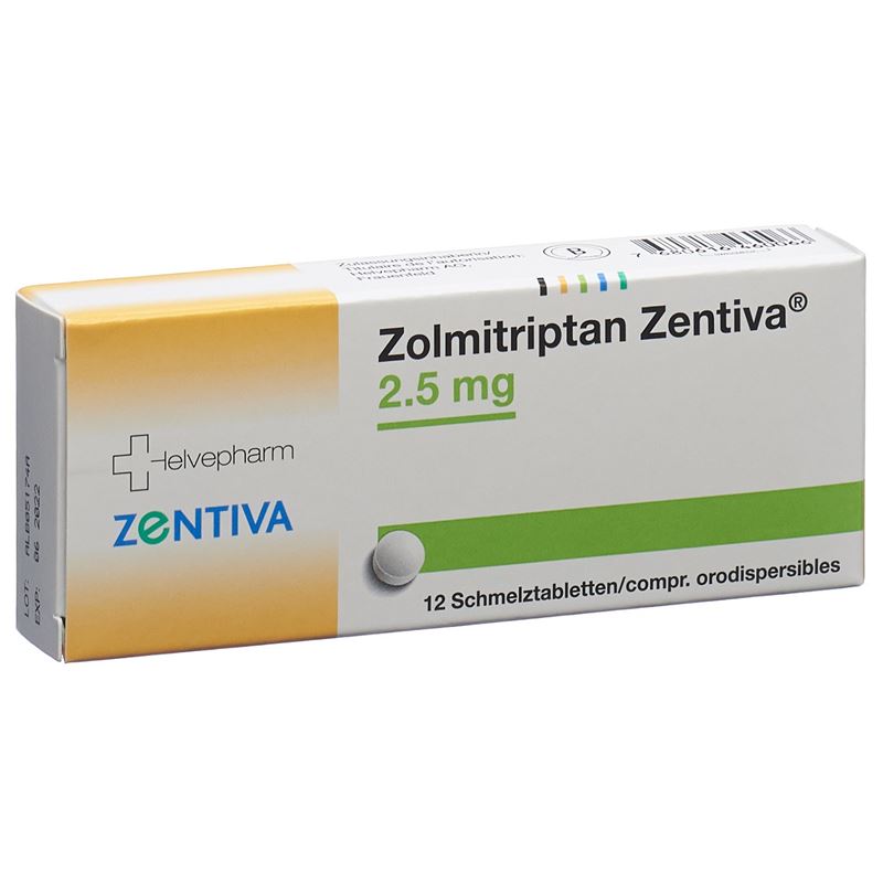 ZOLMITRIPTAN Zentiva Schmelztabl 2.5 mg 12 Stk