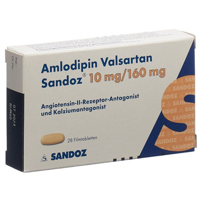 AMLODIPIN VALSARTAN Sandoz Filmtabl 10/160 28 Stk