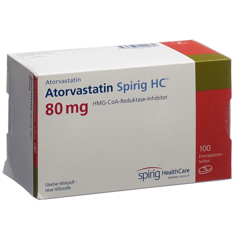 ATORVASTATIN Spirig HC Filmtabl 80 mg 100 Stk