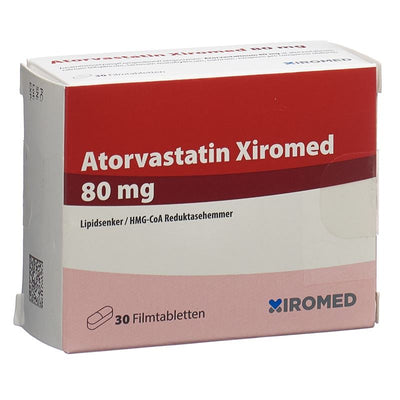 ATORVASTATIN Xiromed Filmtabl 80 mg 30 Stk