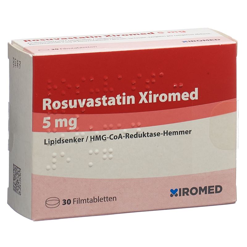 ROSUVASTATIN Xiromed Filmtabl 5 mg 30 Stk