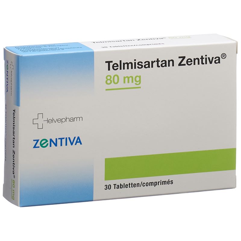 TELMISARTAN Zentiva Tabl 80 mg 30 Stk