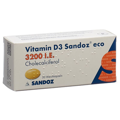 VITAMIN D3 Sandoz eco Kaps 3200 IE 30 Stk