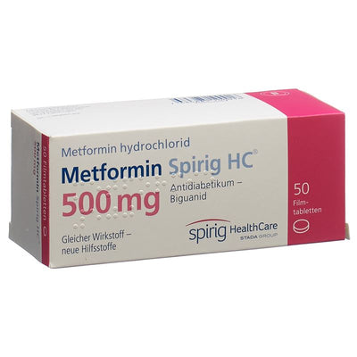 METFORMIN Spirig HC Filmtabl 500 mg 50 Stk