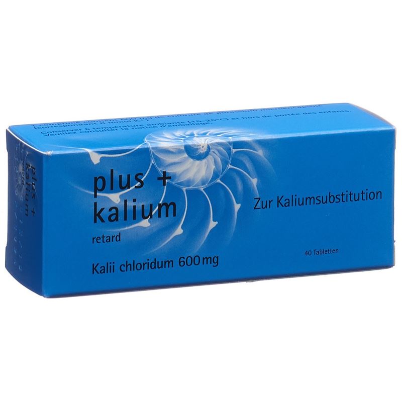 PLUS KALIUM retard Ret Tabl 600 mg 40 Stk